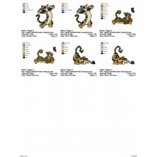 Package 3 Tigger 10 Embroidery Designs
